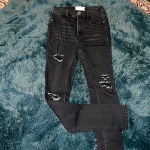 Free People Skinny Ripped Jeans